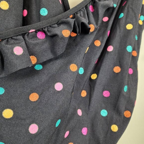 And Other Stories wrap swimsuit sz 10 women polka dot - Picture 4 of 13